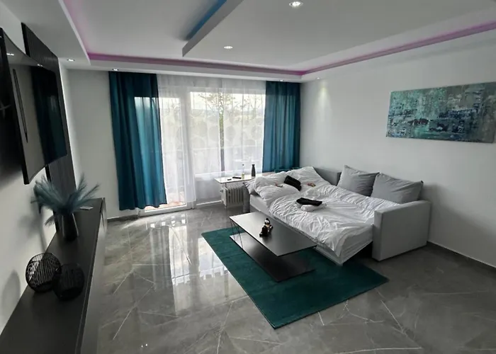 公寓 Luxus Am Dreiburgenblick Patersberg